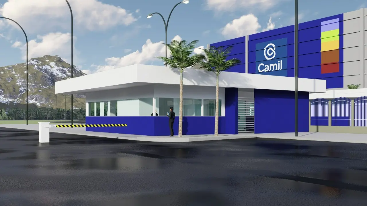 Imagem do projeto 3D para a Camil alimentos