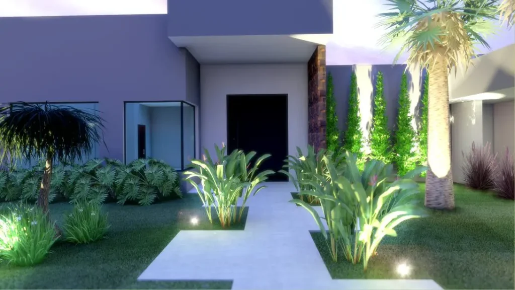 Projeto 3D residencial em condomínio