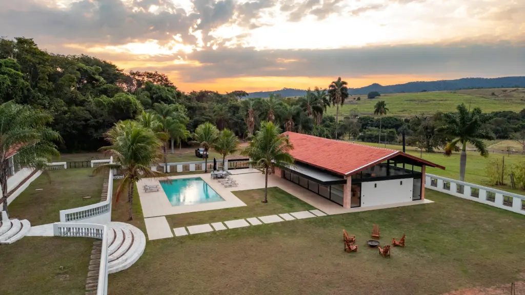 Área de lazer de um Haras em Brotas - SP